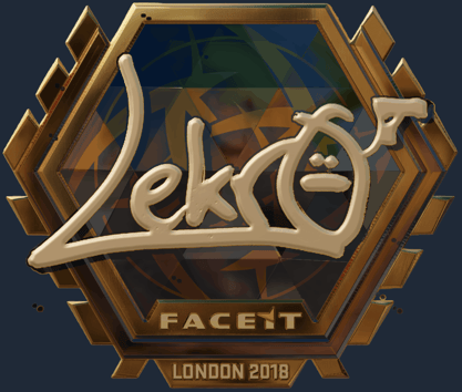 Sticker | Lekr0 (Gold) | Londres 2018