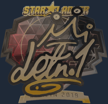 Sticker | LETN1 (dorada) | Berlín 2019