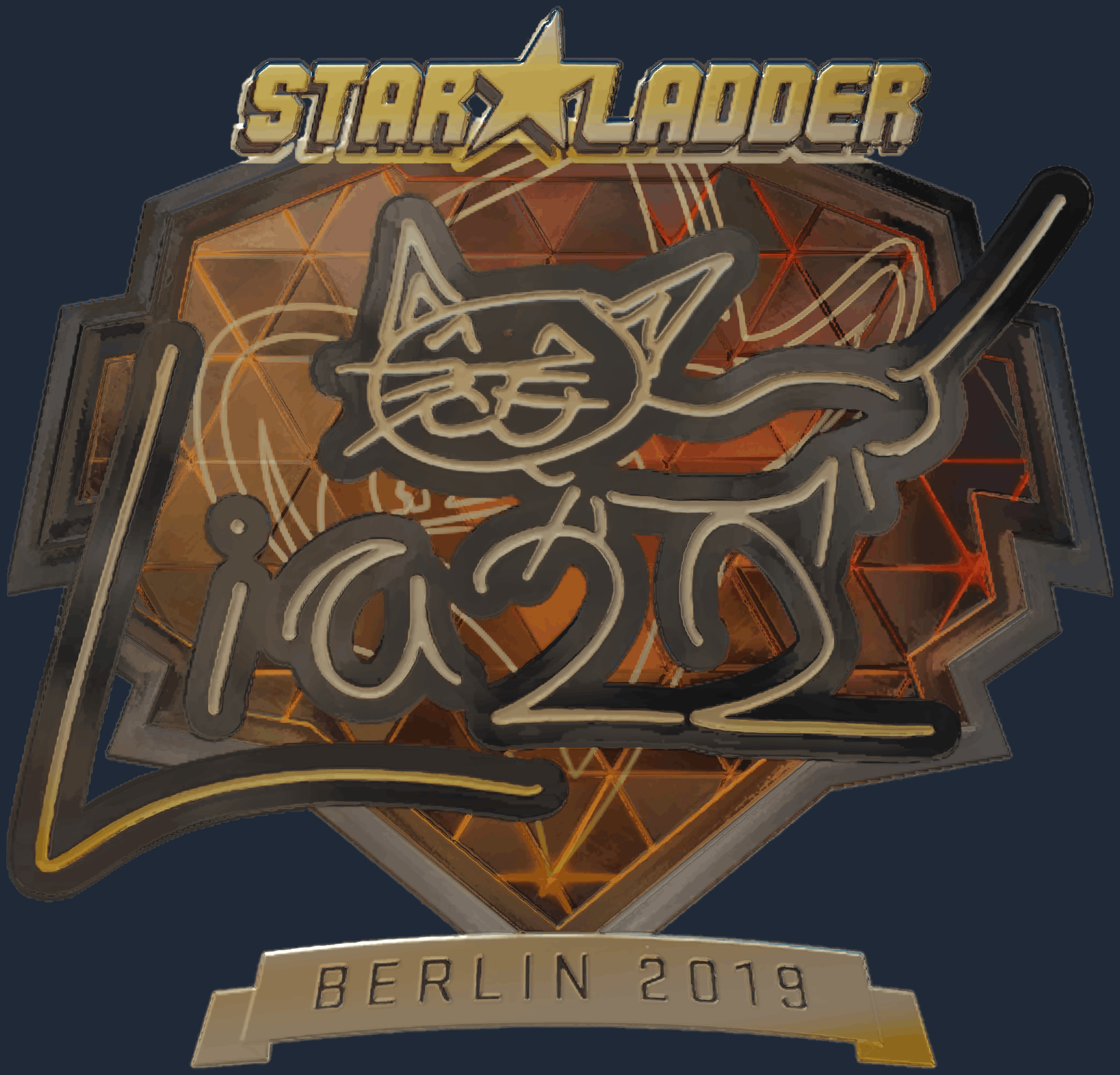 Sticker | Liazz (Gold) | Berlin 2019