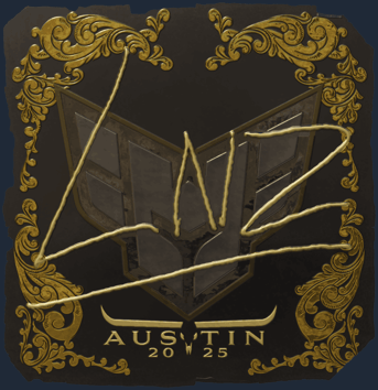 Sticker | LNZ (dorada) | Austin 2025