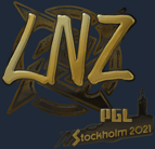 Sticker | LNZ (Gold) | Stockholm 2021 image