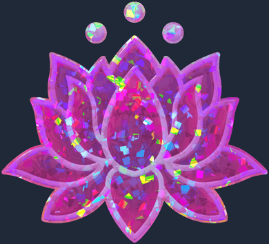 Sticker | Loto (purpurina)