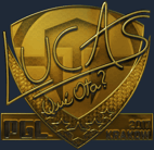 Sticker | LUCAS1 (Gold) | Krakow 2017 image