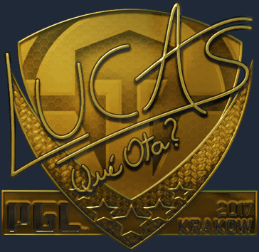 Sticker | LUCAS1 (Gold) | Krakow 2017