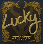 Sticker | Lucky (Gold) | Austin 2025