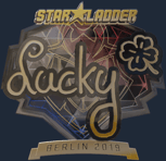 Sticker | Lucky (Gold) | Berlin 2019