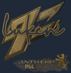 Sticker | luken (Gold) | Antwerp 2022