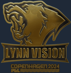 Sticker | Lynn Vision (Gold) | Copenhagen 2024