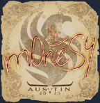 Sticker | m0NESY | Austin 2025