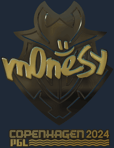 Sticker | m0NESY (Gold) | Copenhagen 2024