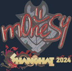 Sticker | m0NESY (Holo) | Shanghai 2024