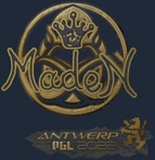Sticker | maden (Gold) | Antwerp 2022