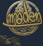 Sticker | maden (Gold) | Paris 2023
