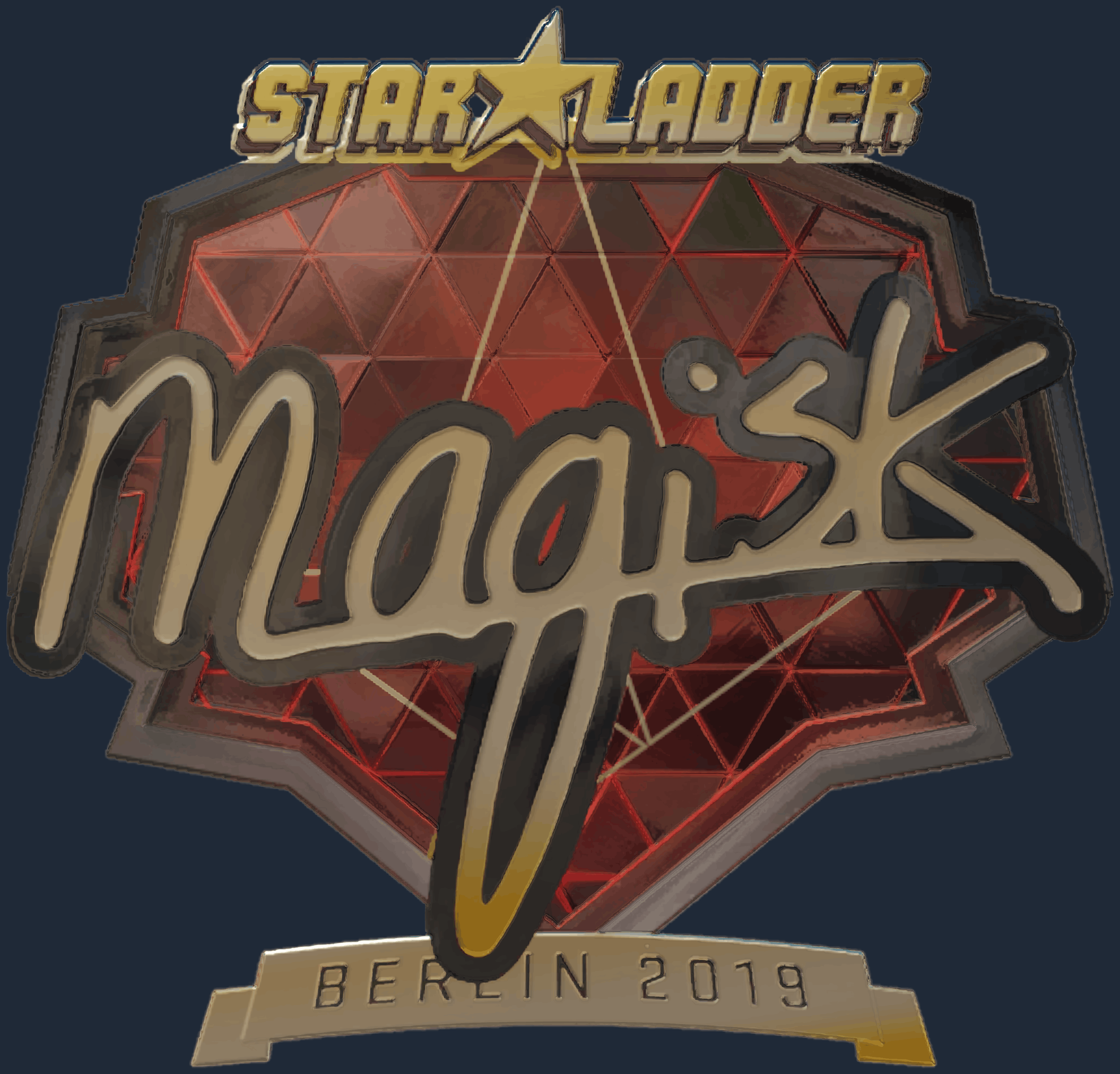 Sticker | Magisk (Gold) | Berlin 2019
