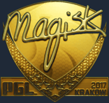 Sticker | Magisk (Gold) | Krakow 2017