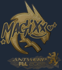 Sticker | magixx (Gold) | Antwerp 2022 image