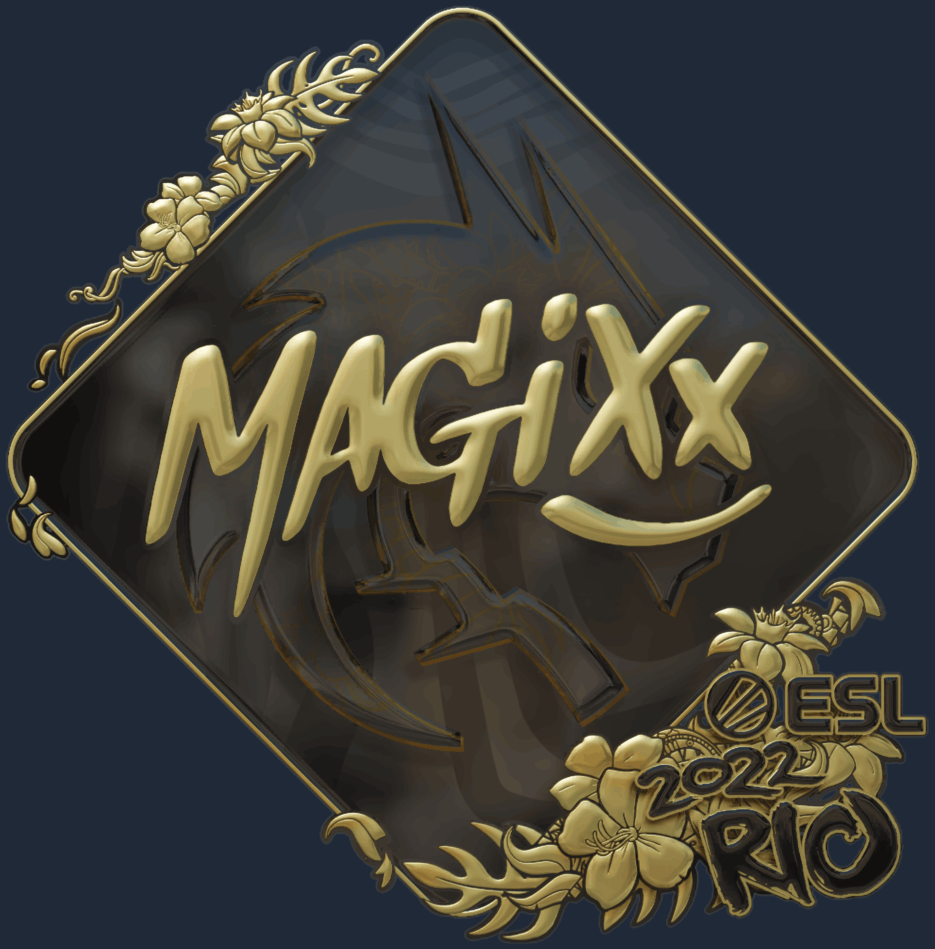Sticker | magixx (Gold) | Rio 2022