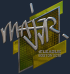 Sticker | MAJ3R (Foil) | Boston 2018