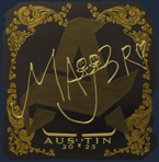 Sticker | MAJ3R (Gold) | Austin 2025