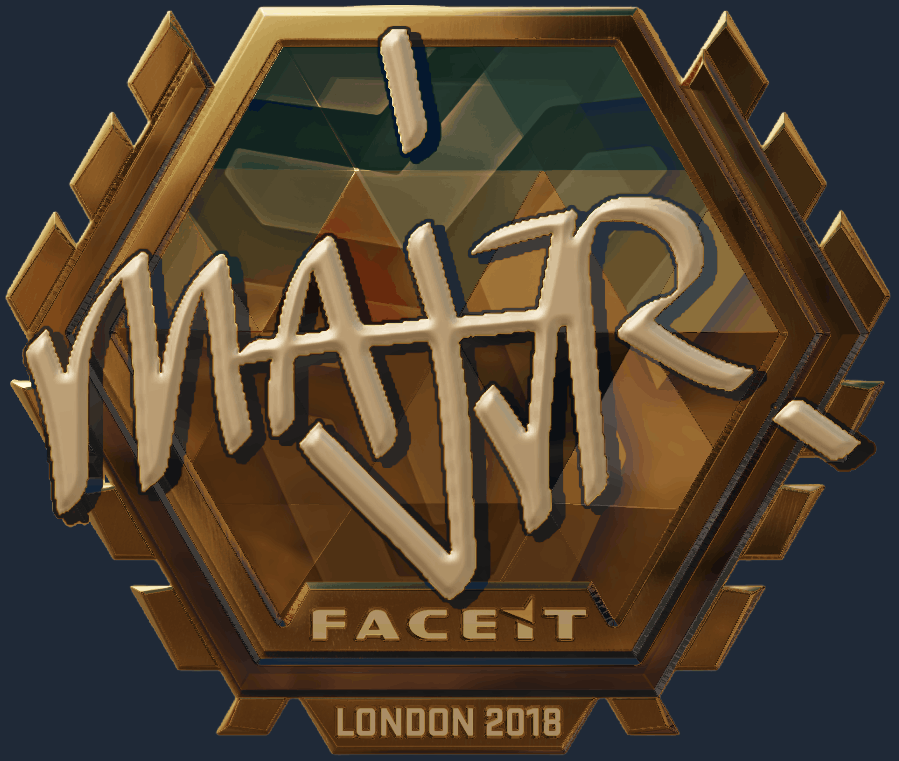 Sticker | MAJ3R (Gold) | London 2018