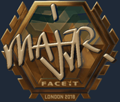 Sticker | MAJ3R (Gold) | London 2018