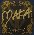 Sticker | Maka (Gold) | Austin 2025