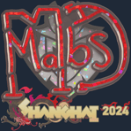 Sticker | malbsMd (Glitter) | Shanghai 2024