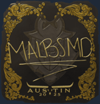 Sticker | malbsMd (Gold) | Austin 2025