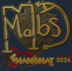 Sticker | malbsMd (Gold) | Shanghai 2024