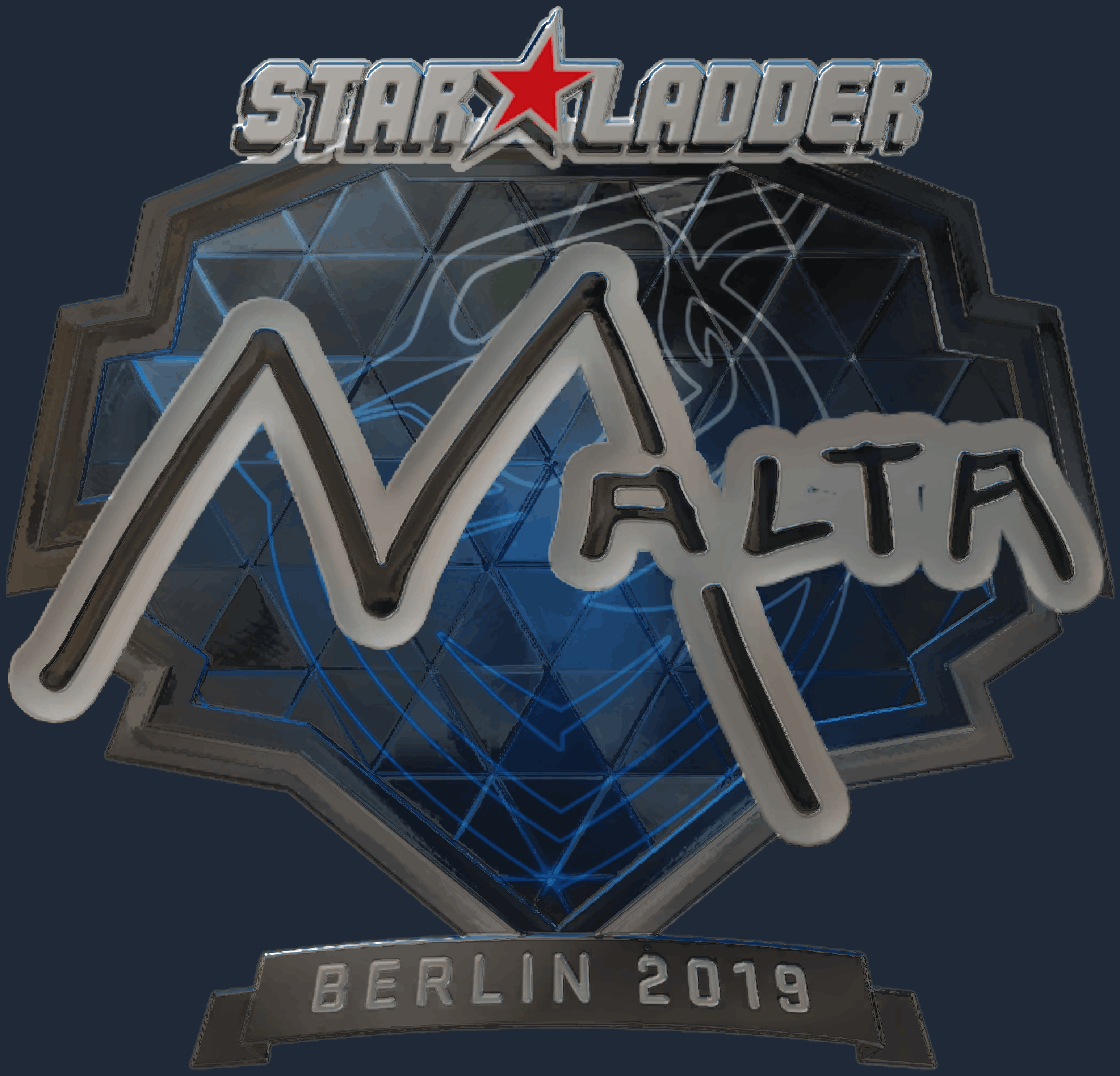 Sticker | malta (Foil) | Berlin 2019