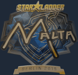 Sticker | malta (Gold) | Berlin 2019