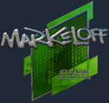 Sticker | markeloff (Foil) | Boston 2018