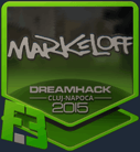 Sticker | markeloff (Foil) | Cluj-Napoca 2015 image