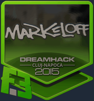 Sticker | markeloff (Foil) | Cluj-Napoca 2015