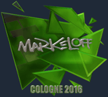 Sticker | markeloff (Foil) | Cologne 2016 image