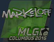Sticker | markeloff (Foil) | MLG Columbus 2016 image