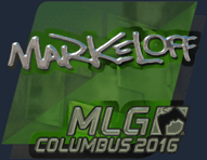 Sticker | markeloff (Foil) | MLG Columbus 2016