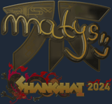 Sticker | MATYS (Gold) | Shanghai 2024