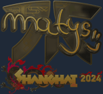 Sticker | MATYS (Gold) | Shanghai 2024 Sticker | MATYS (Gold) | Shanghai 2024 image