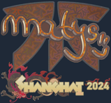 Sticker | MATYS (Holo) | Shanghai 2024
