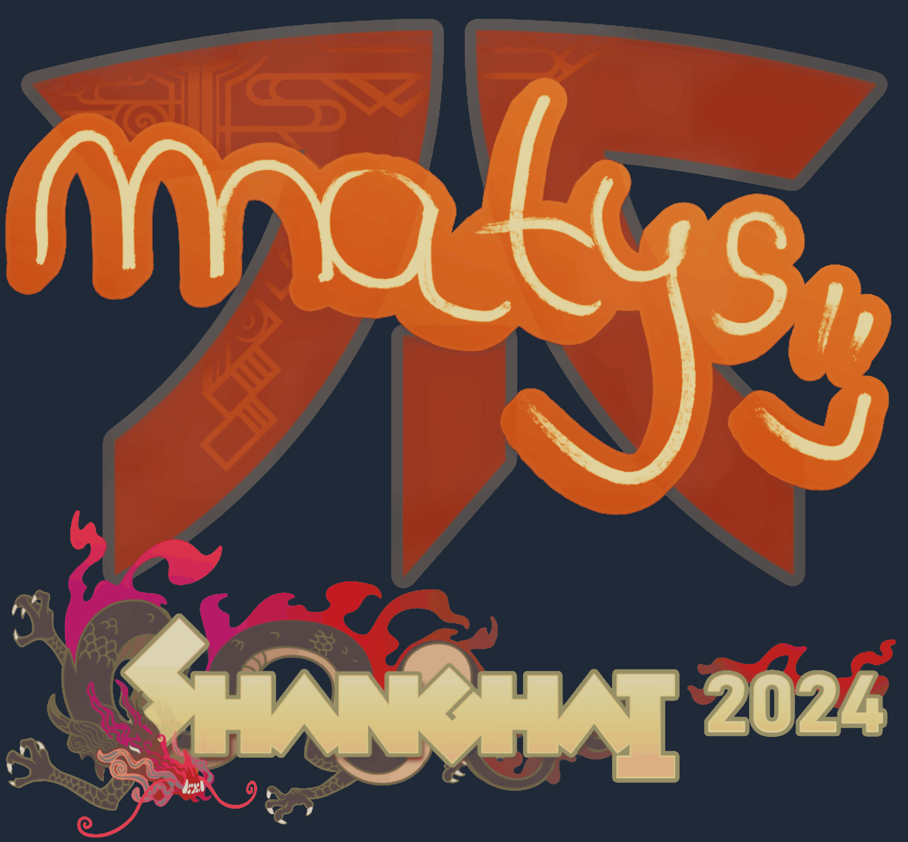 Sticker | MATYS | Shanghai 2024