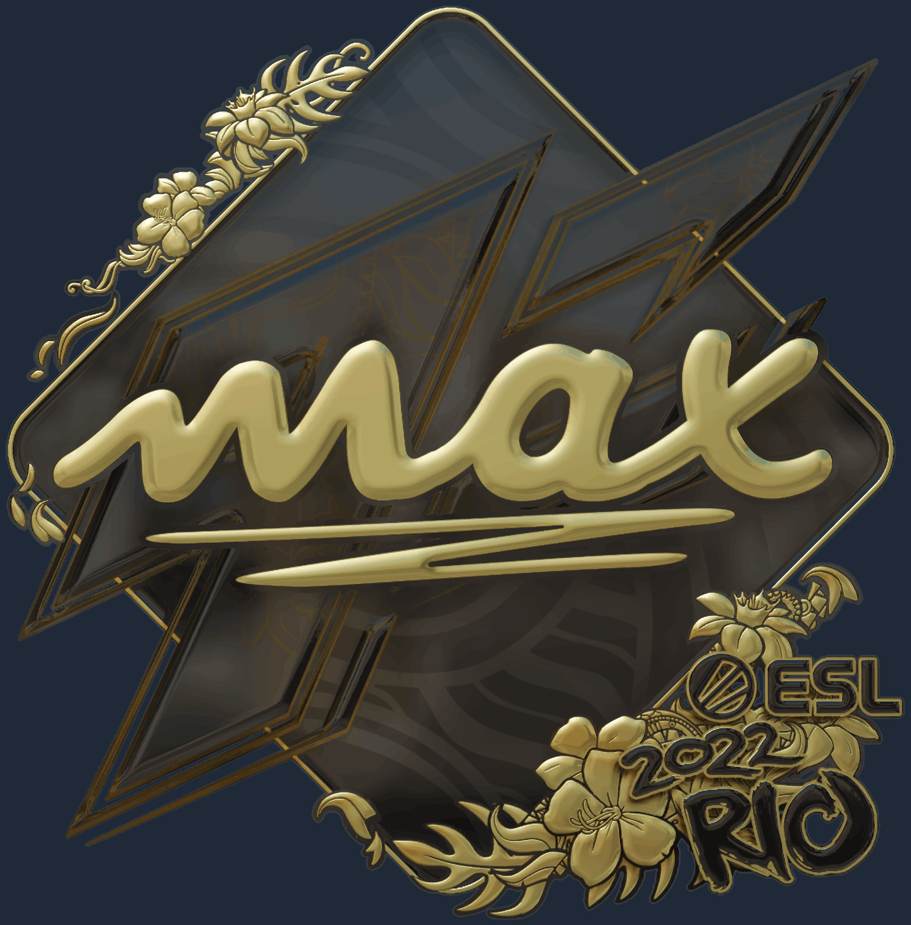 Sticker | max (Gold) | Rio 2022