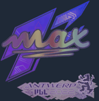 Sticker | max (Holo) | Antwerp 2022