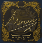Sticker | Mercury (Gold) | Austin 2025