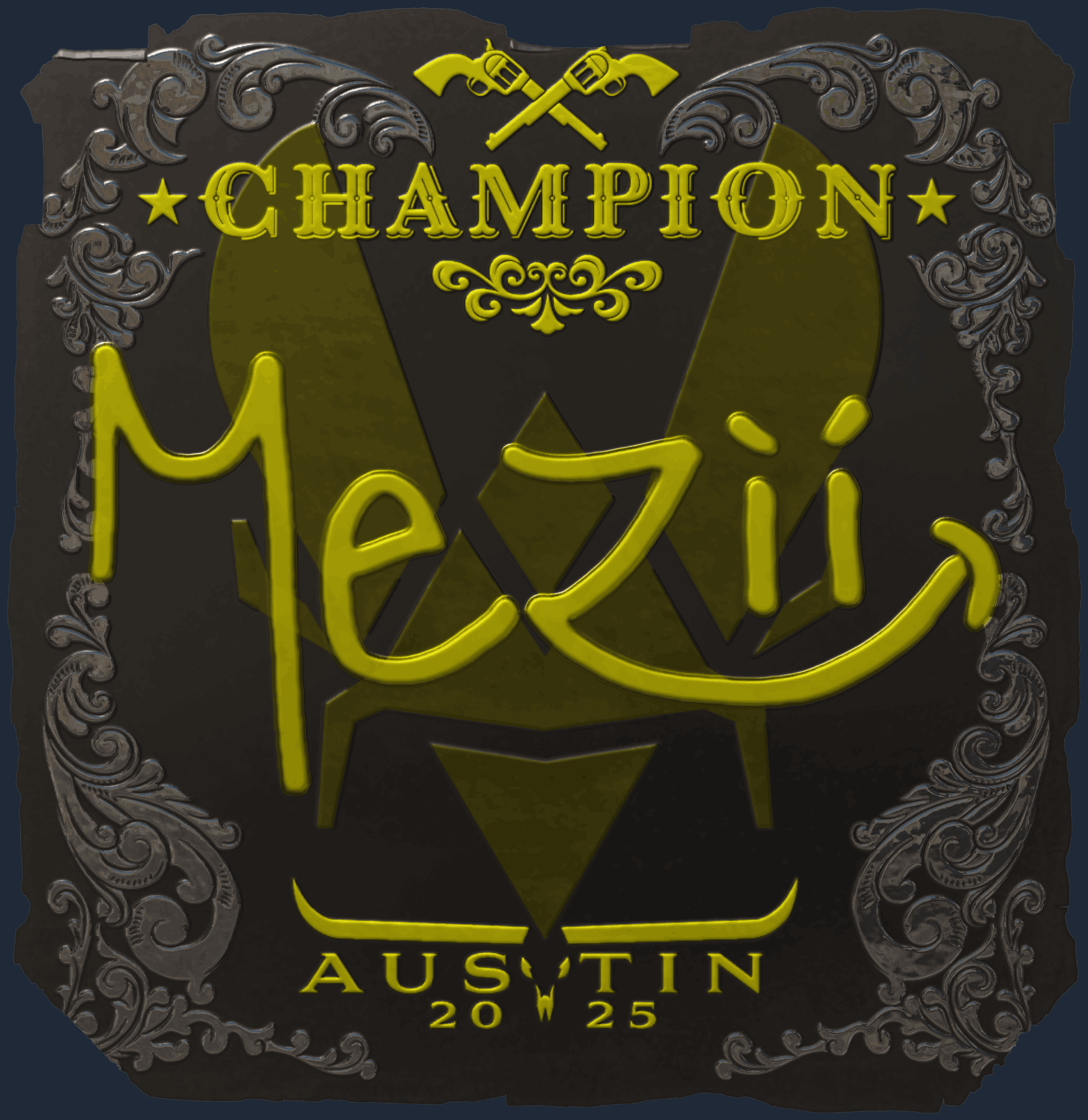 Sticker | mezii (Foil, Champion) | Austin 2025