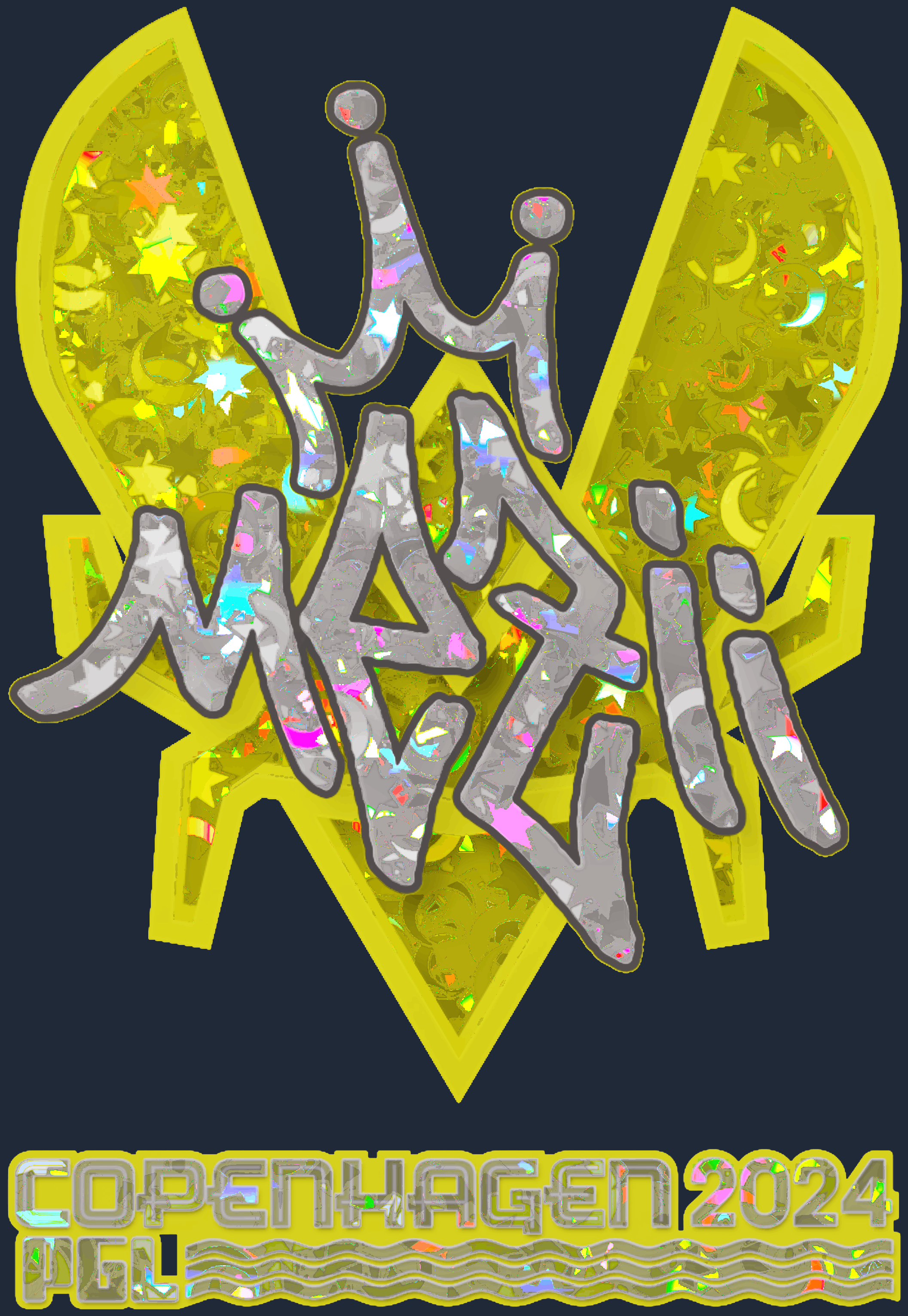Sticker | mezii (Glitter) | Copenhagen 2024