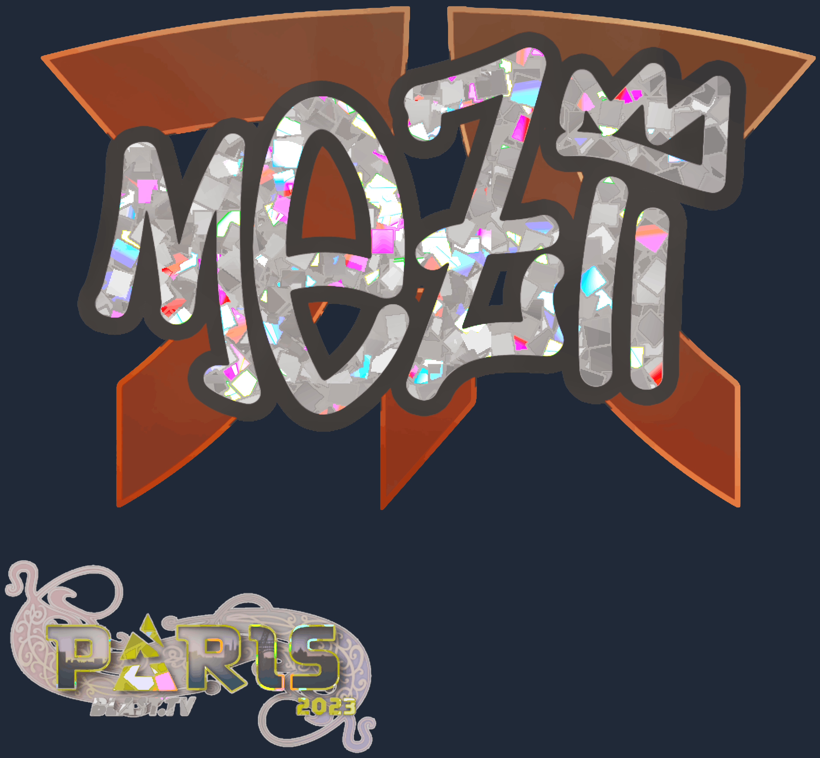 Sticker | mezii (Glitter) | Paris 2023