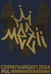 Sticker | mezii (Gold) | Copenhagen 2024