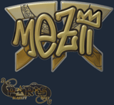 Sticker | mezii (Gold) | Paris 2023