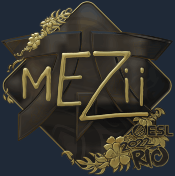 Sticker | mezii (Gold) | Rio 2022